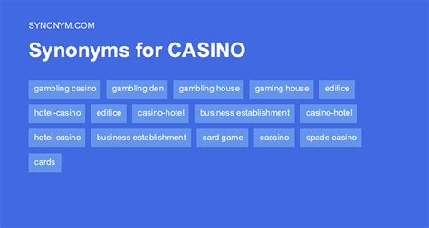 definition of a casino - casino synonym.